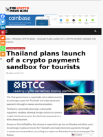 Thailand plans launch of a crypto payment sandbox for tourists - The Crypto News Wire