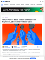 Stablecoin Payments Blockchain Gains Major $500 Million Funding