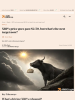 XRP's price goes past $2.50, but what's the next target now? - AMBCrypto