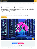 CoreWeave’s $8.5B Deal Signals Shift From Crypto Mining to AI Finance