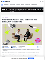 Peter Brandt Advises Gen Z on Bitcoin, Real Estate, SPY Investments - BeInCrypto