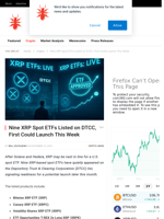 Nine XRP Spot ETFs Listed on DTCC, First Could Launch This Week - NullTX