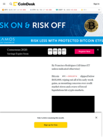 Credit Market's 'Cockroach' Problem Hits BTC as $1.2B Gets Liquidated: Crypto Daybook Americas