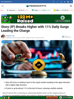 Story (IP) Breaks Higher with 11% Daily Surge Leading the Charge