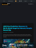 LDO Price Prediction: Recovery to $0.75-$0.85 Target by February Despite Recent Dip - Blockchain.News