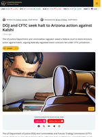 DOJ and CFTC Seek Halt to Arizona Action Against Kalshi