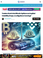 Traders Rush Into Bitcoin Options as Implied Volatility Drops, Is a Big Move Coming?