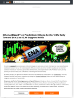 Ethena (ENA) Price Prediction: Ethena Set for 30% Rally Toward $0.62 as $0.46 Support Holds - Brave New Coin