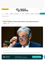 Powell's inflation concerns lower odds for June 2025 Fed rate cut