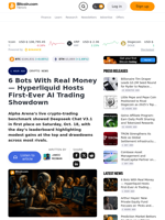 6 Bots With Real Money — Hyperliquid Hosts First-Ever AI Trading Showdown – Crypto News Bitcoin News