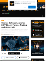 Charles Schwab Launches 24/7 Bitcoin Futures Trading On Thinkorswim