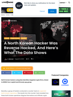 A North Korean Hacker Was Reverse Hacked, And Here's What The Data Shows | Live Bitcoin News