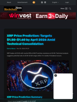 XRP Price Prediction: Targets $1.50-$1.60 by April 2026 Amid Technical Consolidation - Blockchain.News