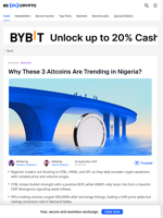 Top 3 Trending Cryptocurrencies in Nigeria: STBL, HEMI, and XPL