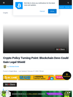 Crypto Policy Turning Point: Blockchain Devs Could Gain Legal Shield