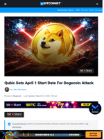 Qubic Sets April 1 Start Date For Dogecoin Attack