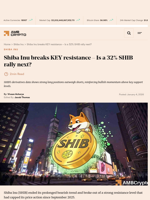 Shiba Inu (SHIB) breaks long-term resistance, eyes on 32% rally