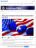 Bitcoin Poised for Growth as U.S. Shutdown Ends and Liquidity Returns