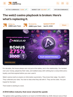 The web2 casino playbook is broken: Here's what's replacing it. - AMBCrypto