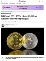 BTC and ETH ETFs bleed $3.8B as altcoins take the spotlight