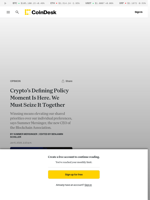 Crypto’s Defining Policy Moment Is Here. We Must Seize It Together