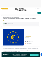 Eurozone inflation jumps amid Iran conflict, ECB rate cut unlikely