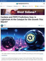 Cardano and PEPE Predictions Soar, Is Lightchain AI the Catalyst for 50x Growth This March?