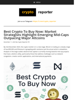 Best Crypto To Buy Now: Market Strategists Highlight Emerging Mid-Caps Outpacing Major Altcoins