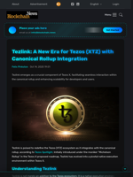 Tezlink: A New Era for Tezos (XTZ) with Canonical Rollup Integration - Blockchain.News