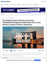 TOKEN2049 Singapore 2025 Sells Out with 25,000 Attendees