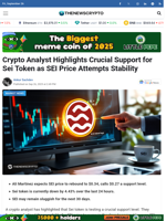 Crypto Analyst Highlights Crucial Support for Sei Token as SEI Price Attempts Stability - TheNewsCrypto