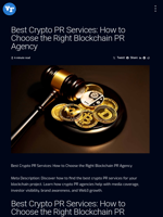 Best Crypto PR Services: How to Choose the Right Blockchain PR Agency | Visionary Financial