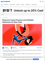 Why Ethereum Faces Pressure Despite Record On-Chain Profits