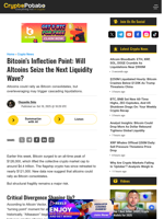 Bitcoin's Inflection Point: Will Altcoins Seize the Next Liquidity Wave?