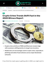 Crypto Crime Trends Shift Fast in the 2025 Bitrace Report - Crypto News Flash