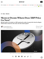 Moon or Doom: Where Does XRP Price Go Next? - Decrypt