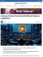 Arizona Pushes Forward with Bitcoin Reserve Legislation