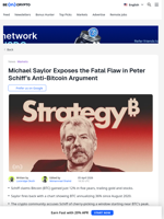 MicroStrategy’s Saylor Challenges Schiff's Bitcoin Criticism