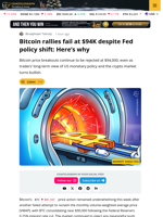 BTC Analyst Explains Why $94K Has Been a Major Hurdle