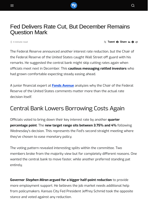 Fed Delivers Rate Cut, But December Remains Question Mark - Visionary Financial