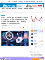 Best Under $1 Token? Experts Say Ruvi AI (RUVI) Over ADA And CoinMarketCap Listing Make It a No Brainer 