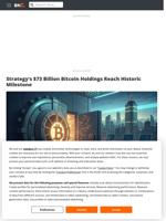 Strategy's $73 Billion Bitcoin Holdings Reach Historic Milestone - Brave New Coin