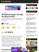 BTC Holds Key Support: How High Can Bitcoin Go Next?