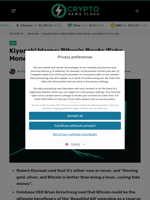 Kiyosaki Warns: Bitcoin Beats 'Fake Money'—Act Before It’s Too Late - Crypto News Flash