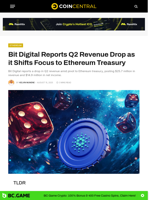 Bit Digital Reports Q2 Revenue Drop as it Shifts Focus to Ethereum Treasury
