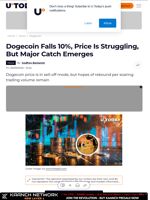 Dogecoin Falls 10%, Price Is Struggling, But Major Catch Emerges