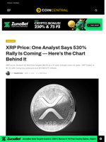 XRP Price: One Analyst Says 530% Rally Is Coming — Here's the Chart Behind It - CoinCentral