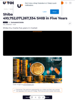 Shiba Inu Countdown: 410,752,071,267,334 SHIB in Five Years