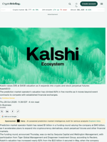Kalshi raises $1B at $40B valuation as it expands into crypto and stock perpetual futures