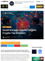 South Korean Island Targets Crypto Tax Evaders | Live Bitcoin News